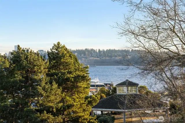 The view of the Marina Park Gazebo.