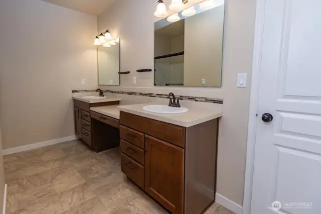 Primary Bedroom - dual vanity