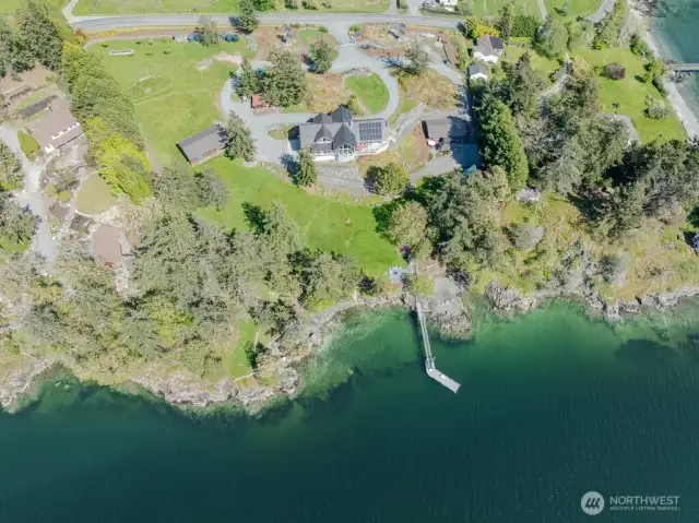 Aerial view of the compound.