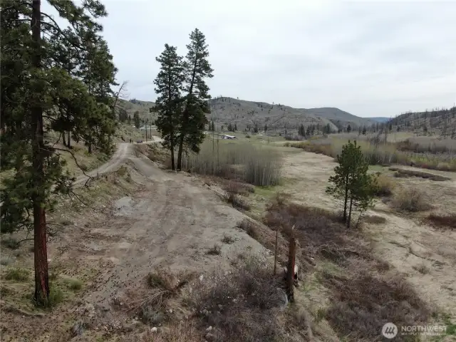View from up valley