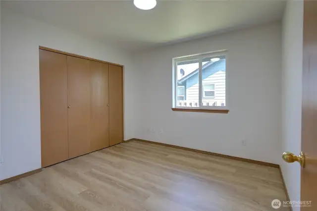 One of two guest bedrooms.