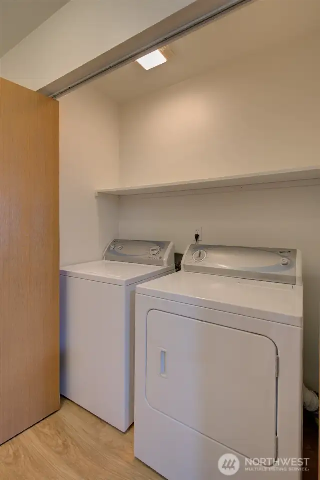 Laundry inside.