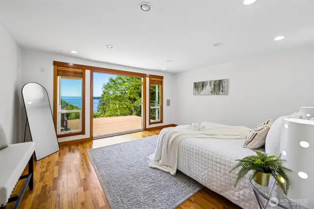 Primary bedroom on the main