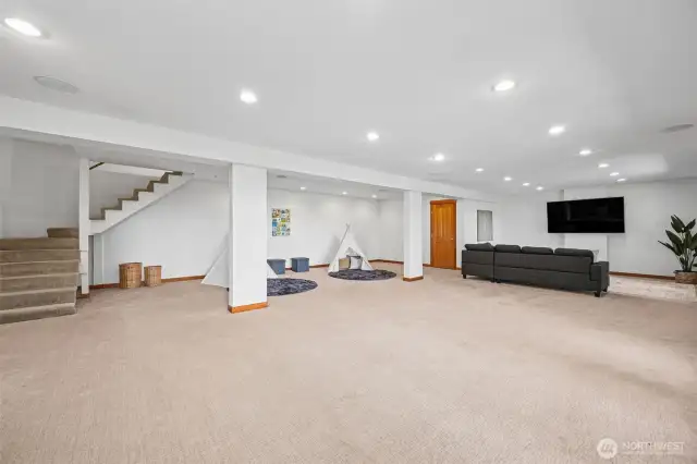 Downstairs massive bonus room