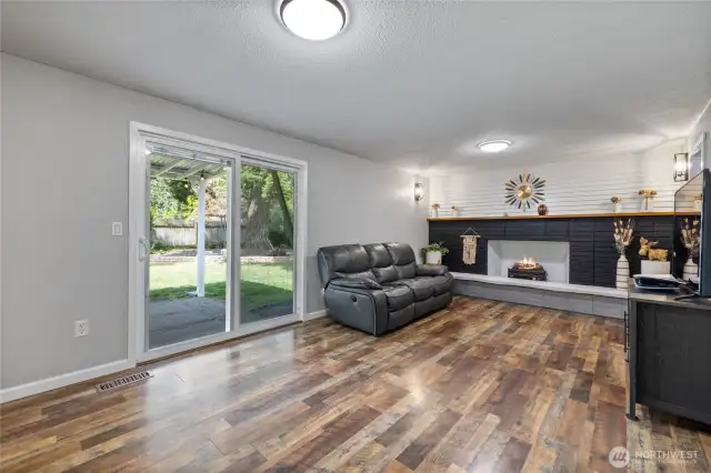 Another wonderful space with access to the backyard