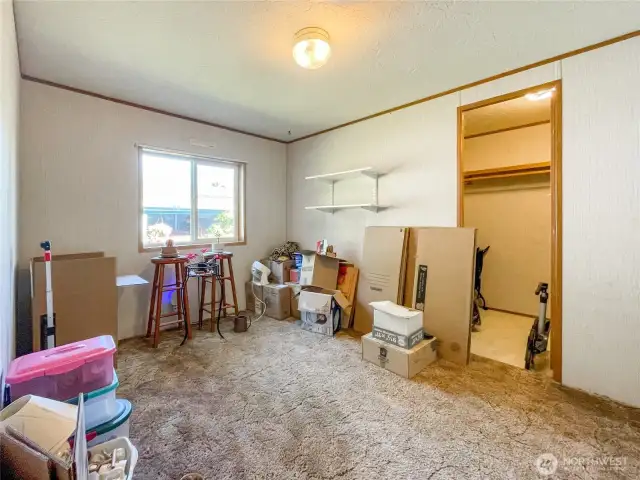 Third bedroom with walk-in closet