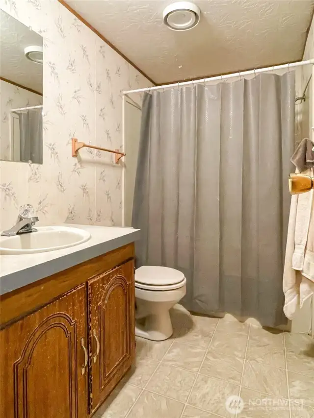 Full hall bathroom