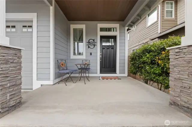 Covered front patio