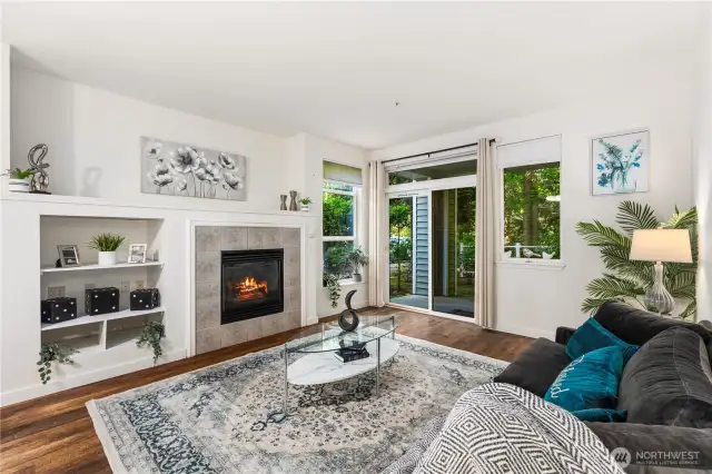 Cozy up to your fireplace.