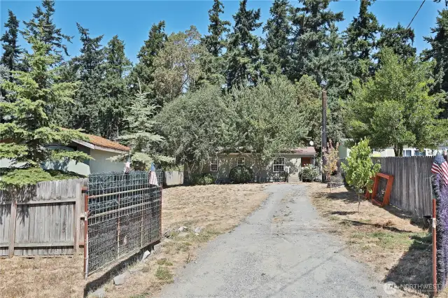 Gated entry means maximum privacy.