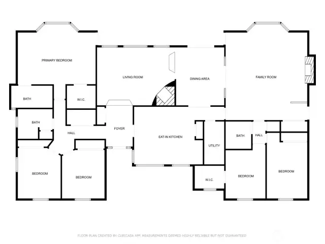 Floorplan of the rambler, main house