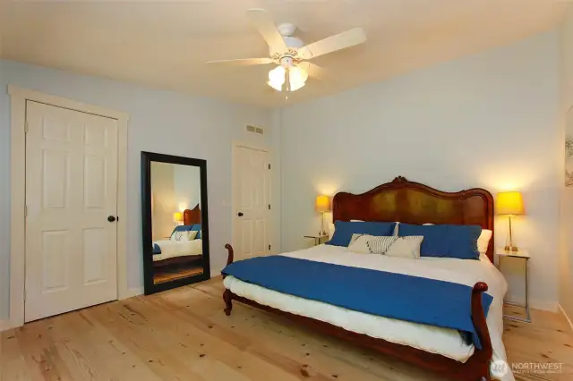 Primary bedroom - has two closets.