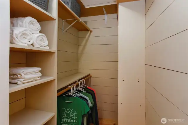 Primary walk in closet