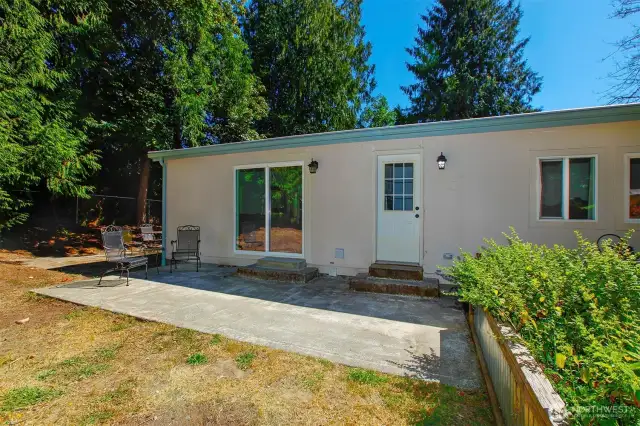 Back patio