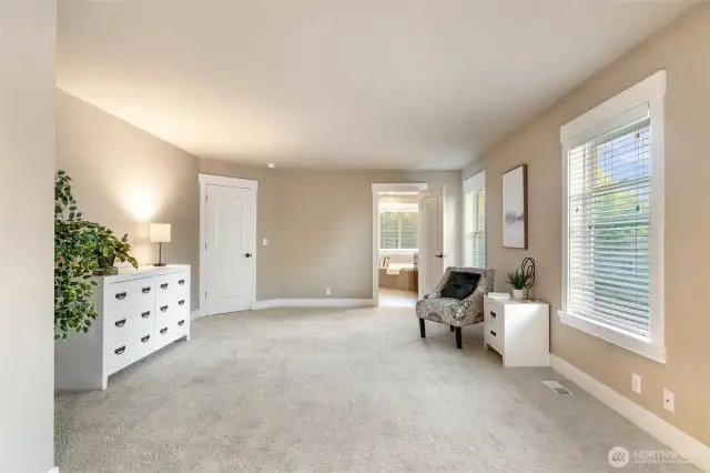 Large space with ensuite.