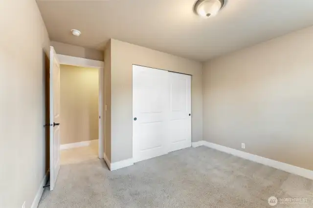 Bedroom #3 with closet.