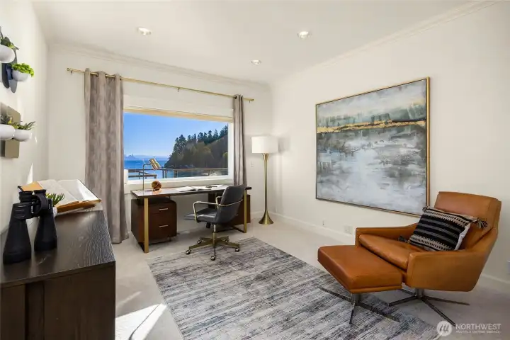 Main floor Office with a view