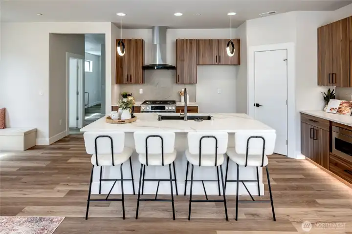 Kitchen with eating space