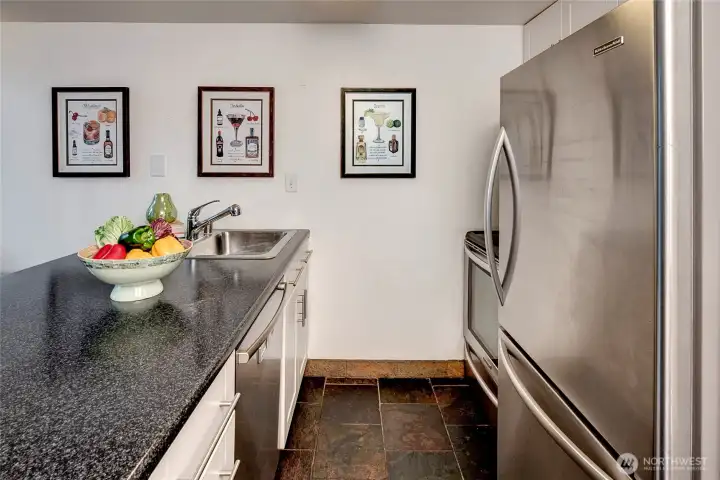 Updated kitchen including newer appliances and floors