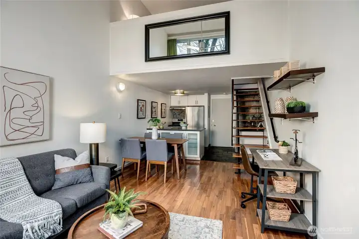 View looking back towards the entrance