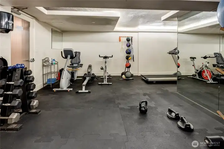 Another view of the gym