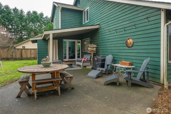 Backyard patio