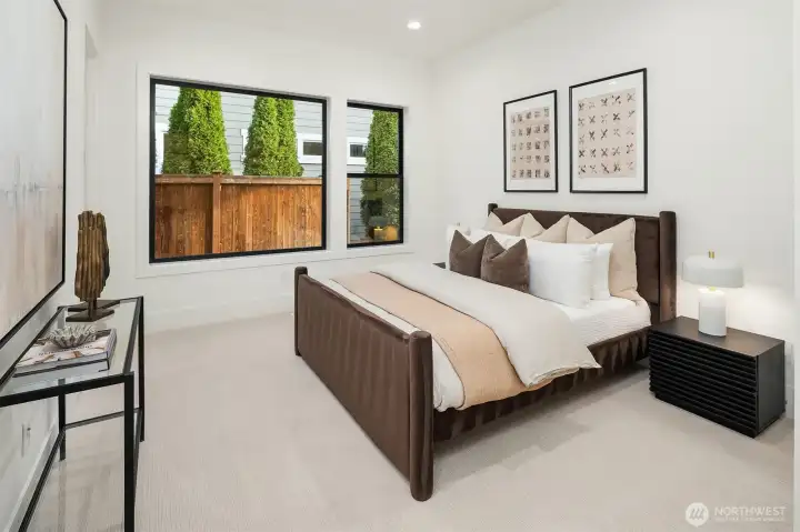 Main Floor en-suite & quiet designated den