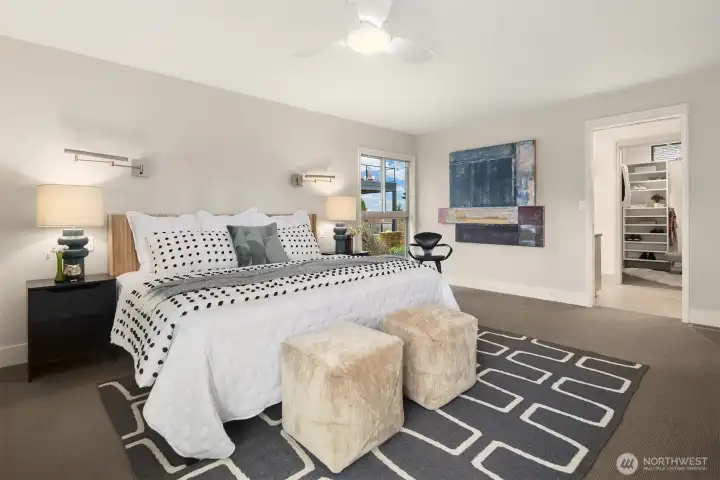 A walk-in closet, dual vanity, and large shower round out the primary suite.