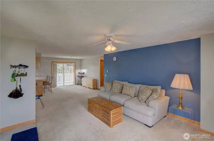 Spacious open floor plan.