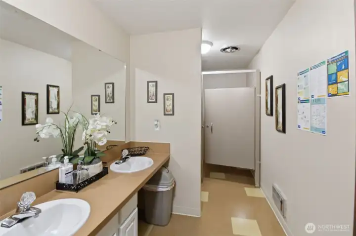 bathrooms in the community building