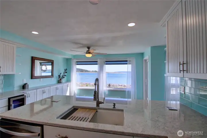 Remodeled Kitchen View