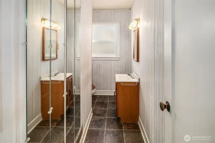 Main floor half bath