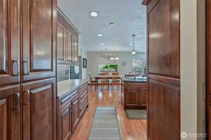 Kitchen from utility room