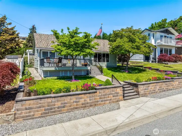 Beautifully landscaped