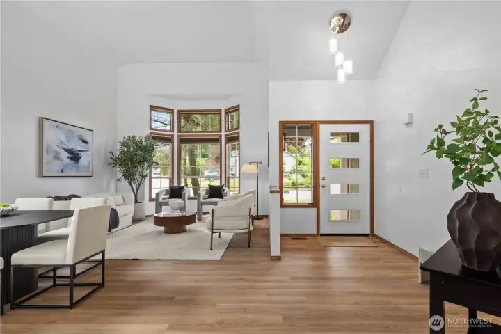 All new luxury vinyl plank (LVP) flooring and fresh paint (2026)
