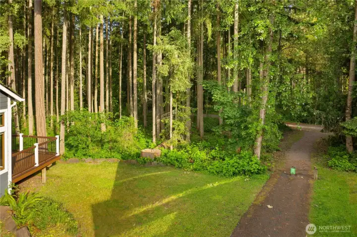 Easy access to miles of walking trails