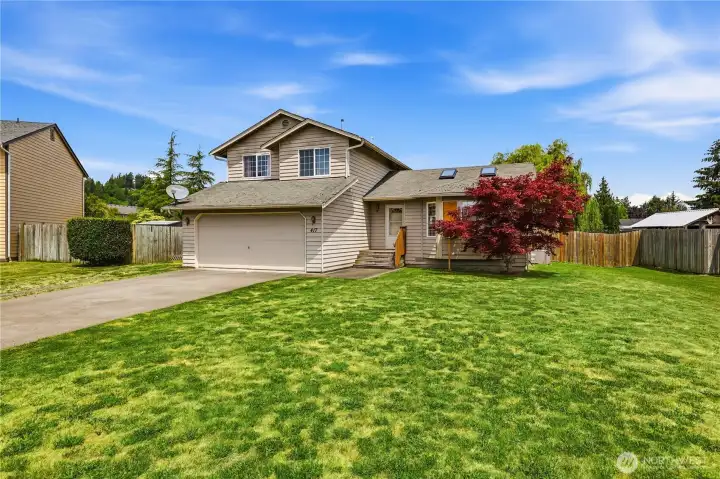 Beautiful and spacious front yard
