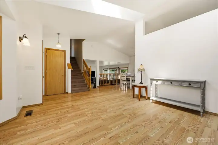 Lots of light and gorgeous vaulted ceilings