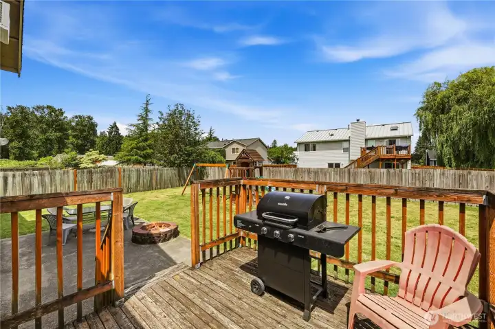 Great place to grill and enjoy summer