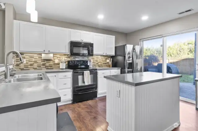 Light and Bright open concept Kitchen.