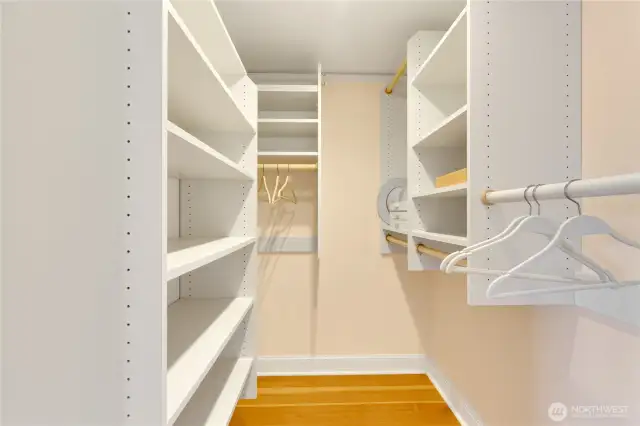 primary bedroom closet