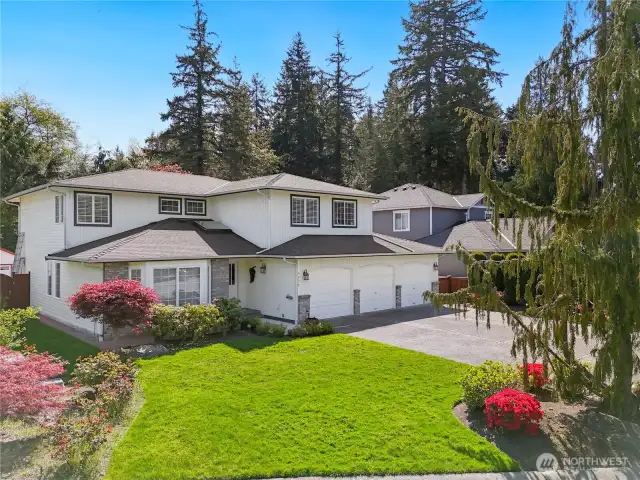 A beautiful and inviting front yard for friends and family.