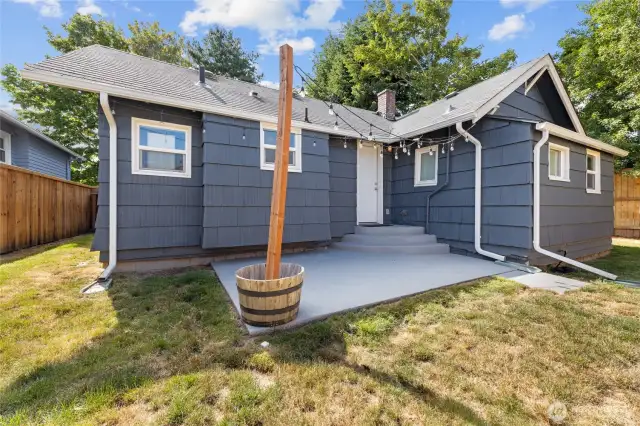 Patio for summer BBQs