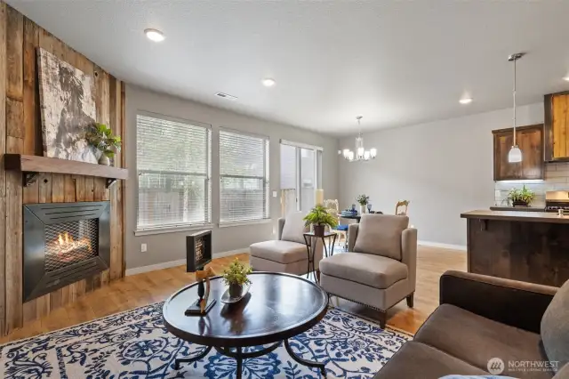 Living room - dining area