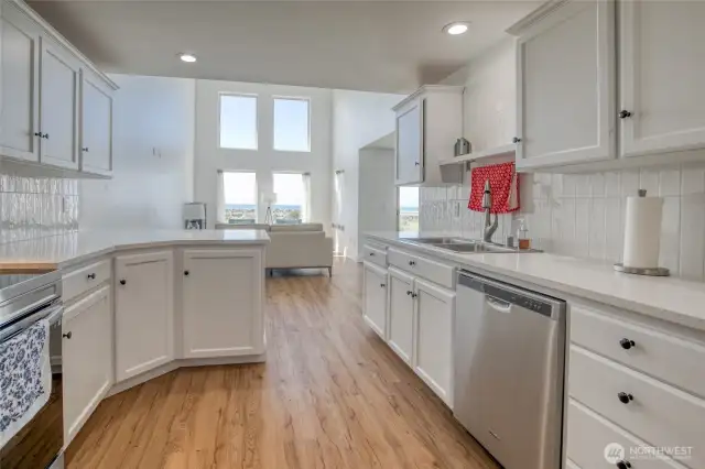 Kitchen with plenty of storage and counter space
