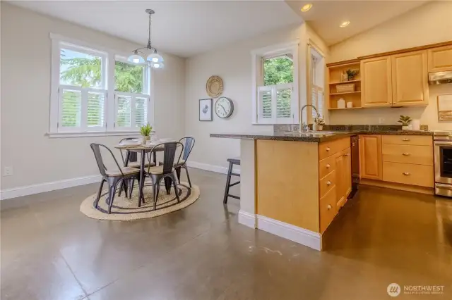 Great space for entertaining.