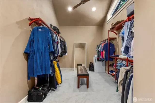 Primary walk in closet