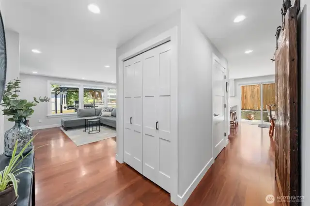 You will love the Olive wood hardwood floors~