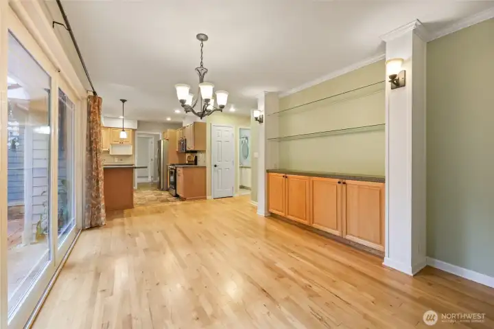 Buffet cabinets for extra storage