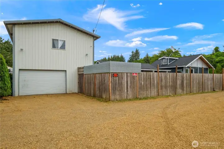 2 Story garage with loft